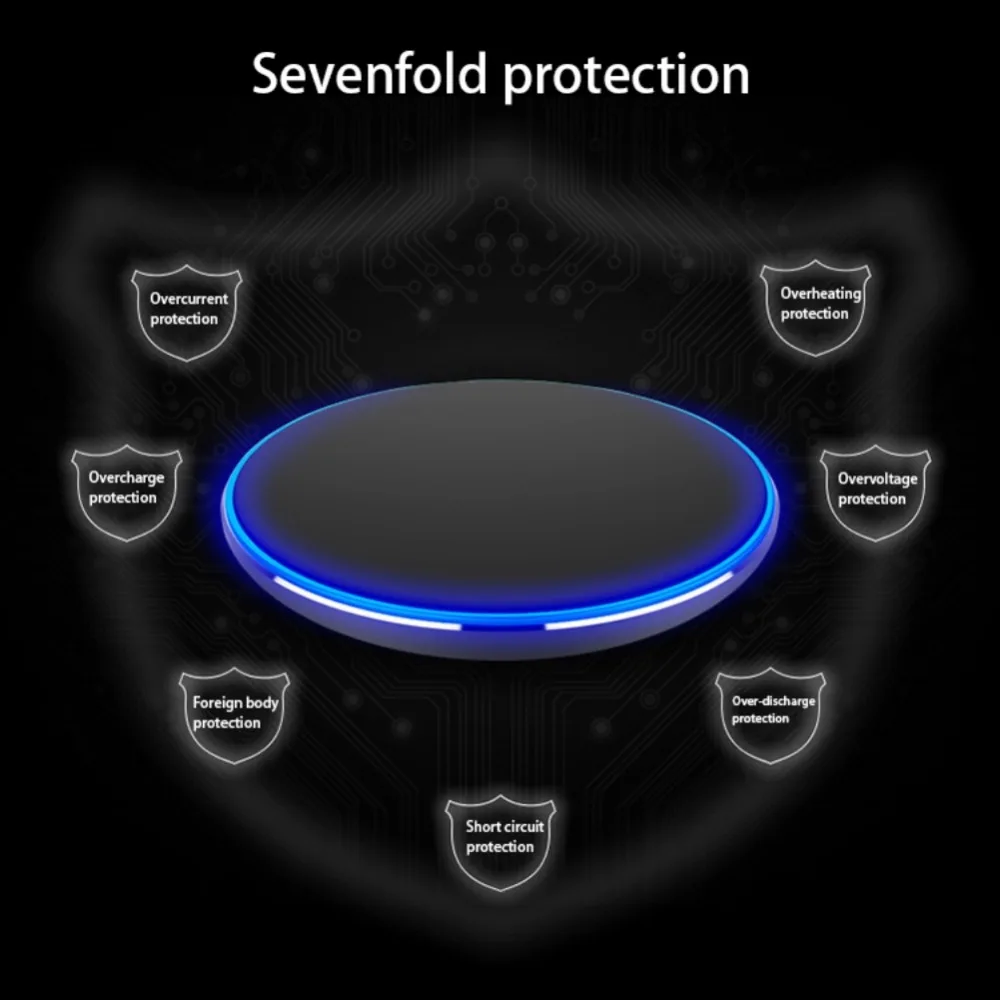 Беспроводное зарядное устройство Qi для iPhone 8X5 Вт быстрая Беспроводная зарядка