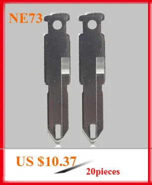 Jingyuqin VAC102 HU136 VA2/VA6 HU83 NE73 неразрезанный ключ для Renault Nissan peugeot Citroen дистанционный брелок ключ пустой