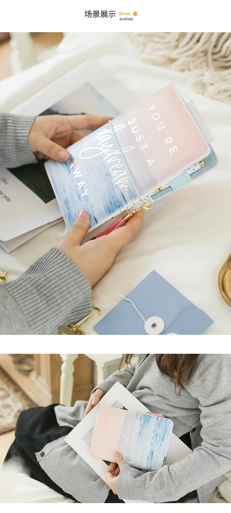 Lovedoki A6 Dokibook маленькое кольцо 15 мм спиральная записная книжка креативный морской ежедневник