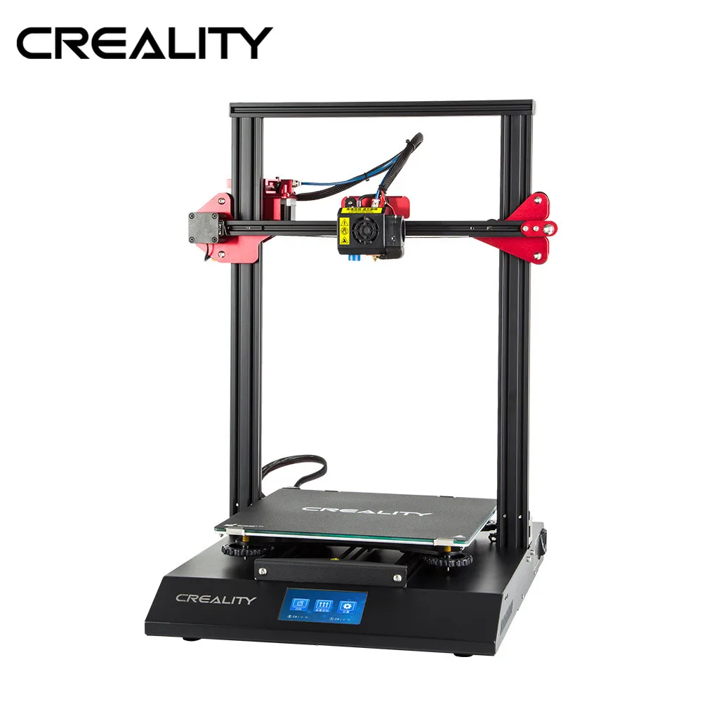 Creality CR 10S Pro 3d принтер Обнаружение выравнивания сенсорный экран резюме печать с eSUN