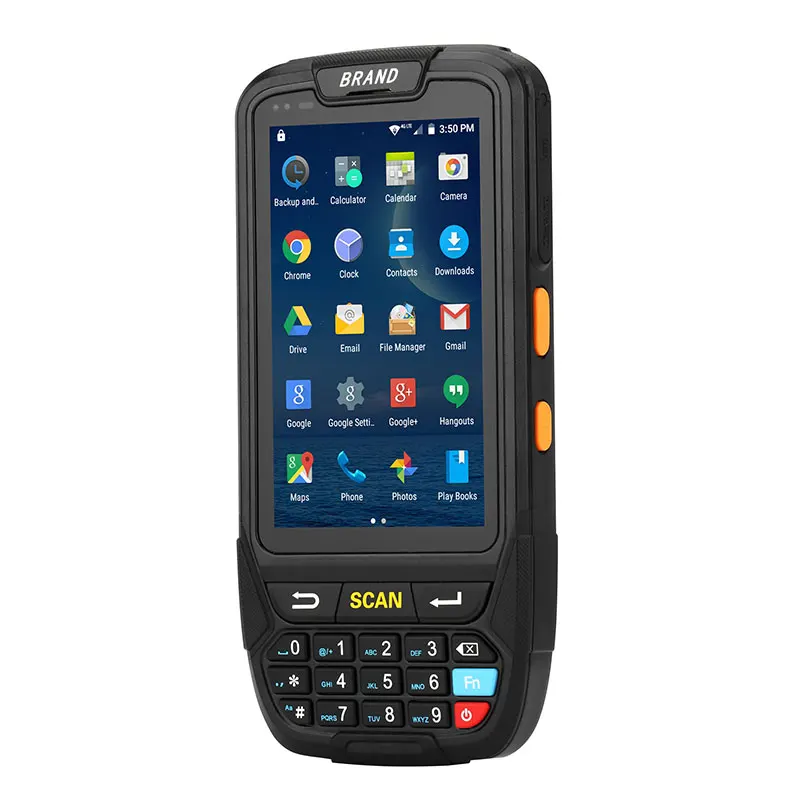Android 7 0 портативный pos терминал с NFC UHF RFID считыватель памяти 4 дюймовый большой
