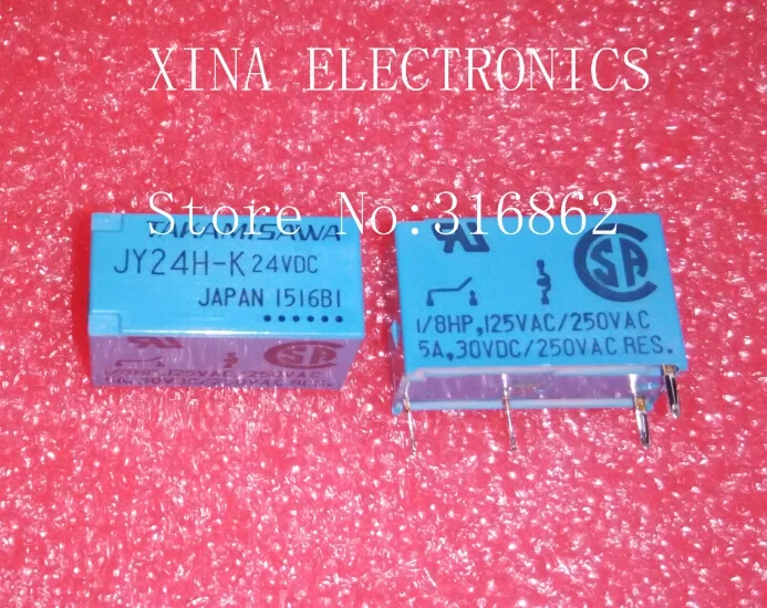 Реле JY24H-K JY24HK JY24H JY24 24V оригинальное 5 шт./партия бесплатная доставка