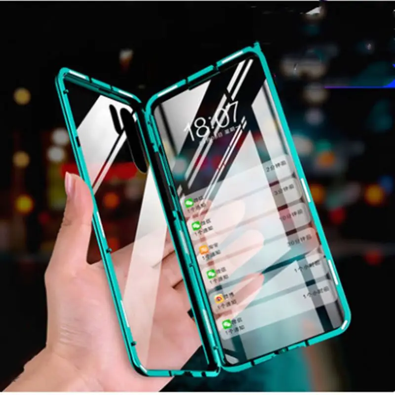 Роскошный защитный Магнитный чехол для всего тела huawei P30 Pro P20 mate 20 360 закаленное
