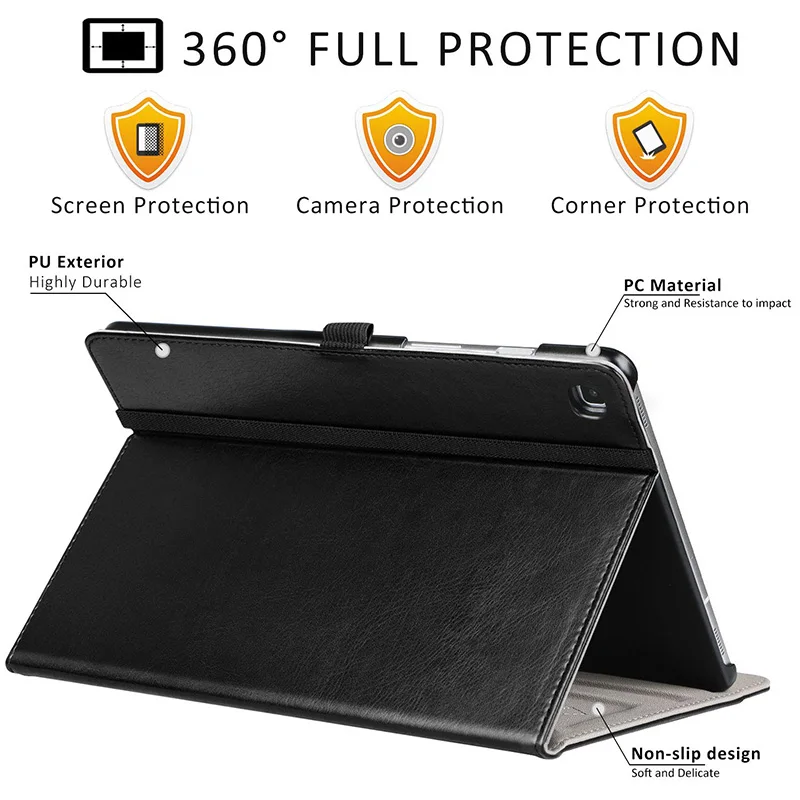 BOZHUORUI чехол для Samsung Galaxy Tab s5e планшет 10 5 &quotЧехол 2019 модель SM T720/SM T725 с ремешком руки