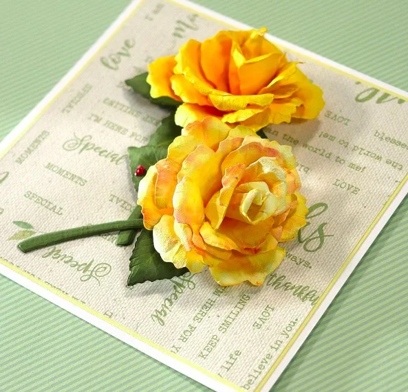 Английская роза цветок травления металлическая пресс форма из углеродистой