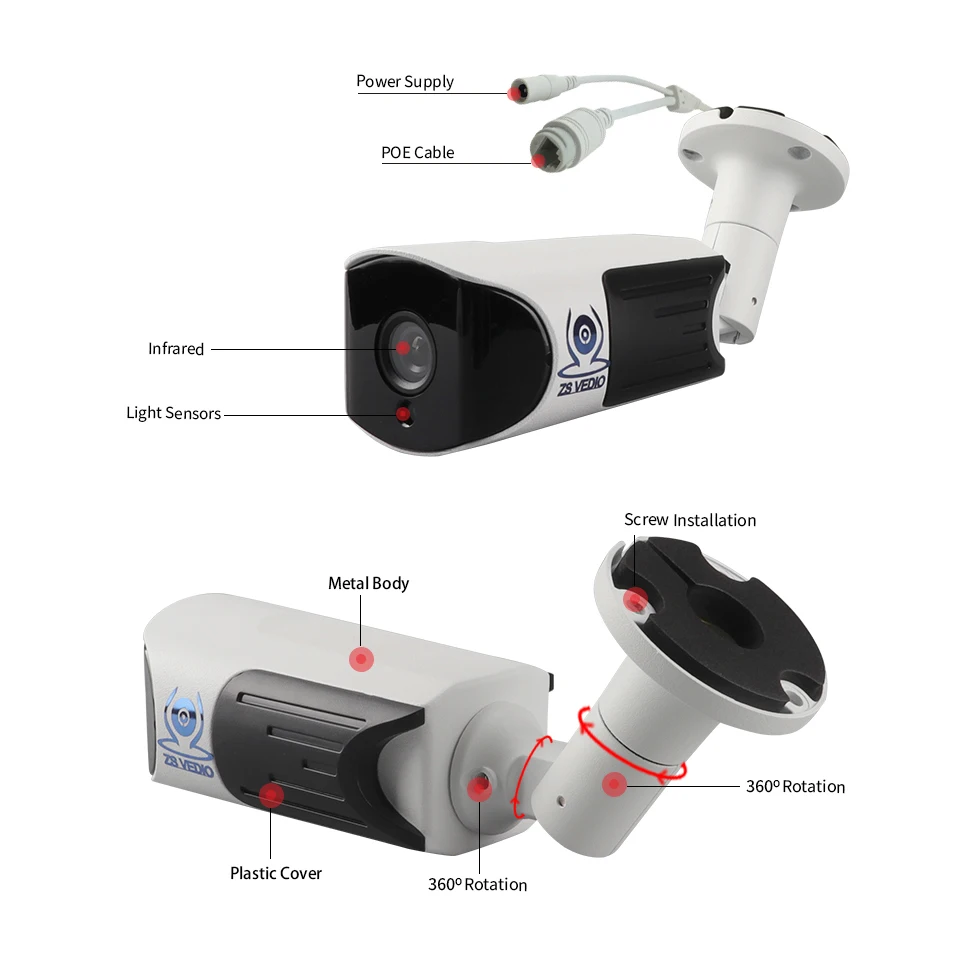 ZSVEDIO H.265 16CH nvr kit p2p наблюдение ONVIF 5mp IP Камера открытый UHD мужской автоматическое