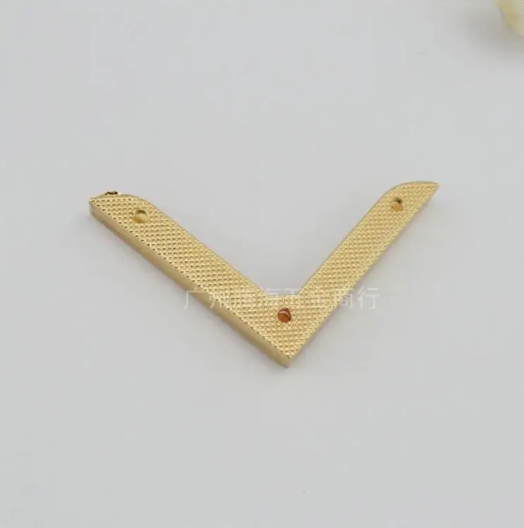 10 шт./лот Сумки багажа Аппаратные аксессуары кожа оборудование угол сплава сумки