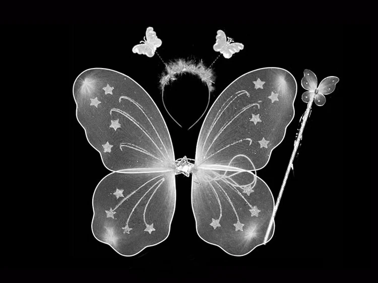 Комплект из 3 предметов сказочный костюм принцессы с бабочками для вечеринки