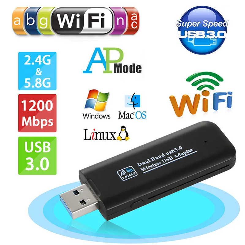 USB беспроводная Wi-Fi сетевая ТВ Карта WLAN LAN адаптер Wifi донгл приемник 2,4 г 5 г 300 м для samsung Smart tv