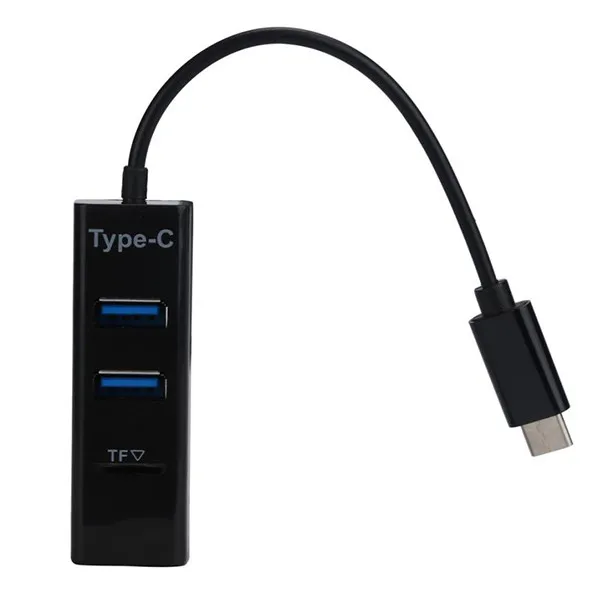 Высококачественный новый адаптер type-C USB 3 1 на USB2.0 2 в кардридер порт для