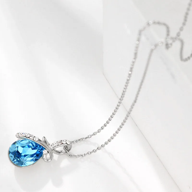 Neoglory Австрийские хрустальные стразы брендовые очаровательные ожерелья и