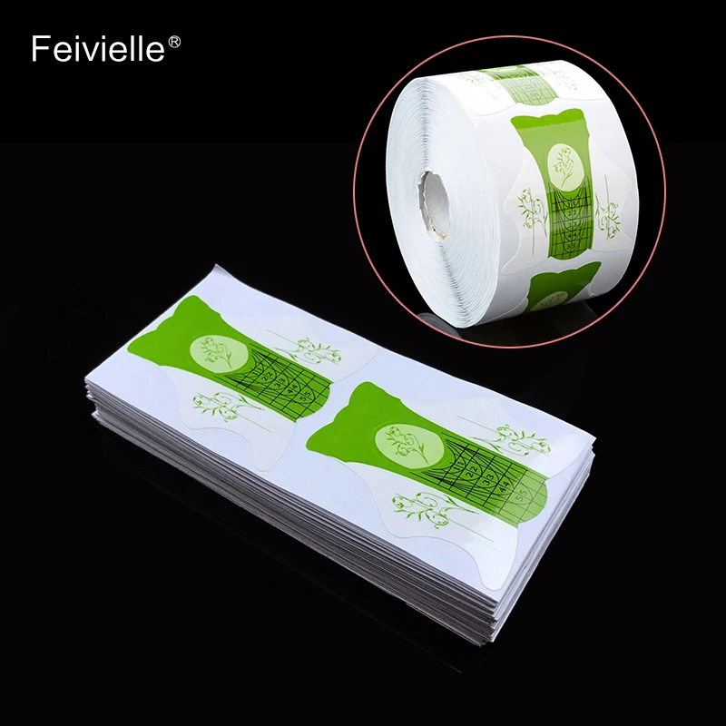 Feivielle новинка 100 шт./лот Форма для ногтей акрилового УФ геля руководство по