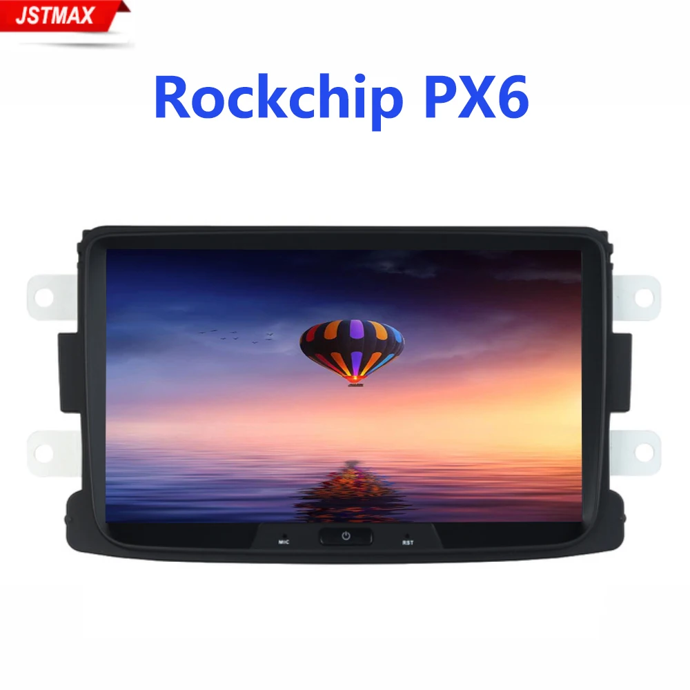Автомагнитола 8 &quotIPS мультимедийная Android 9 0 PX6 для Renault Duster Dacia Sandero Captur Lada Xray 2 Logan DSP