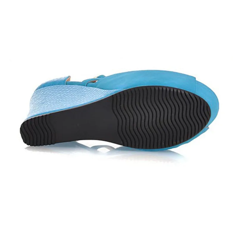 Sexy Open Toe Cross Strap Platform High Heels Sandals Fashion Ankle Strap Wedges Gladiator Sandals Ladies Summer Wedges Shoes