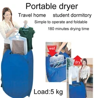 800w household clothes dryer mini travel folding warm air baby cloth drying machine heater hanger laundry 220v
