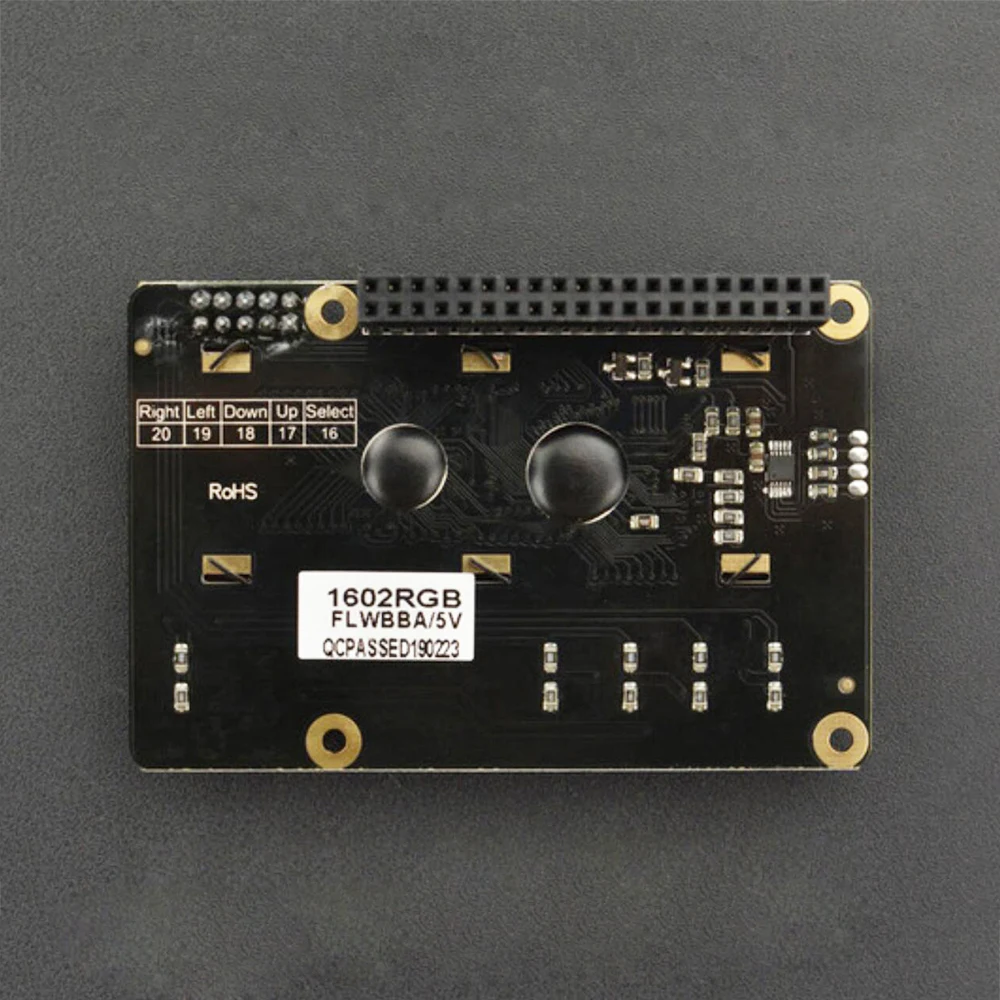 Новинка DFRobot IIC 16x2 1602 RGB зеркальный экран V1.0 для Raspberry Pi с GPIO Pin Регулируемая
