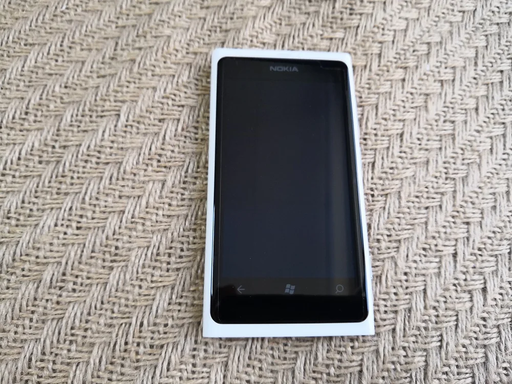 Разблокированный сотовый телефон Nokia Lumia 800, Windows 7,5, 16 Гб ПЗУ, 3G, gps, wifi, 3,7 дюймов, 8 Мп камера, смартфон