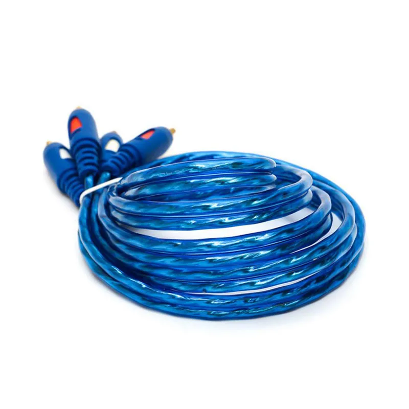 Аудиокабель 2RCA к 2 RCA штекер-штекер позолоченный аудиокабель 1 5 м 3 для домашнего