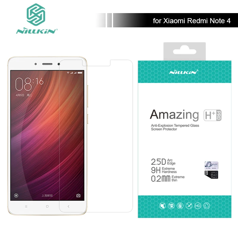 Nillkin для Xiaomi Redmi Note 4 5A 9 H Amazing H/H + Pro Закаленное стекло протектор экрана Prime glass|tempered