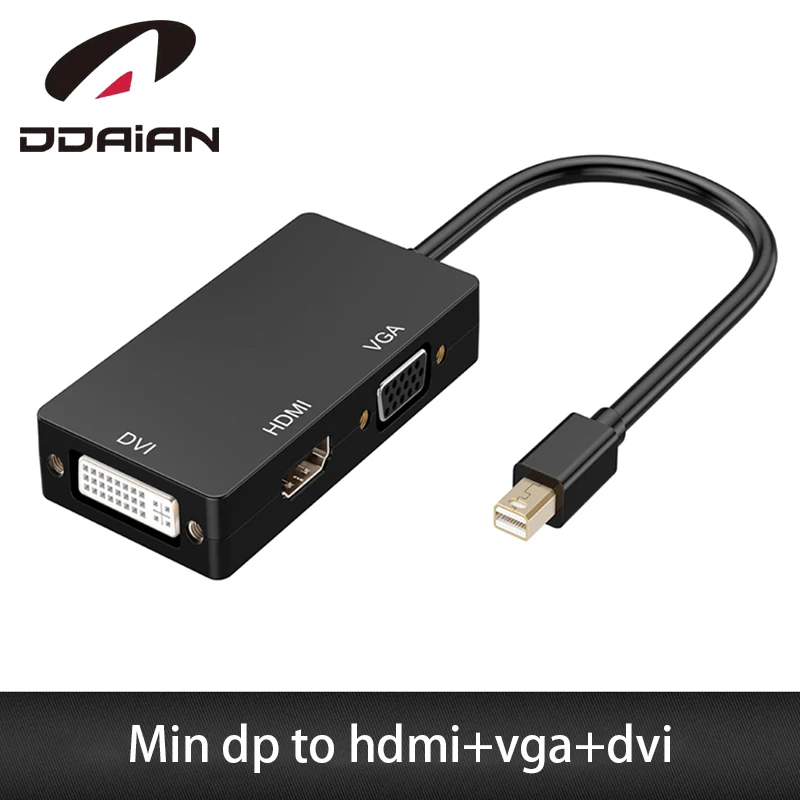 Переходник HDMI DVI VGA мама кабель преобразователя для Apple MacBook Air Pro MDP Mini порт дисплея