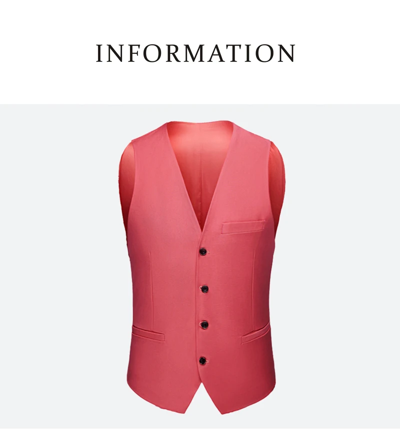 Shenrun Male Solid Color Vests Fashion Causal Business Slim Fit Work Waistcoat Office Formal Suit Vest For Young Classic Gilet