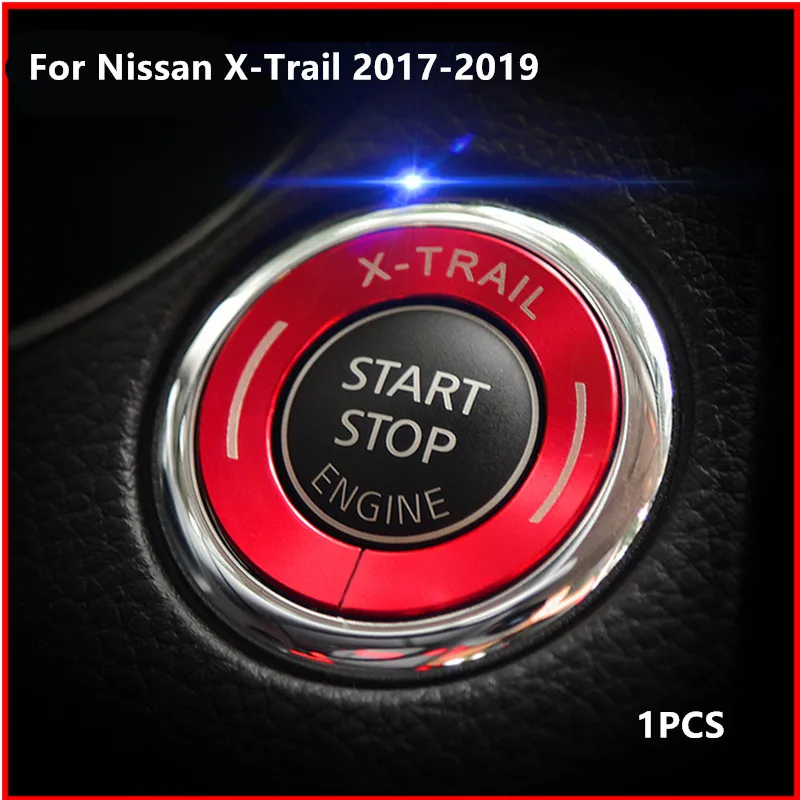 Для Nissan X-Trail 2017-2019 1 шт./компл. ABS Автомобильная интерьерная панель зажигания