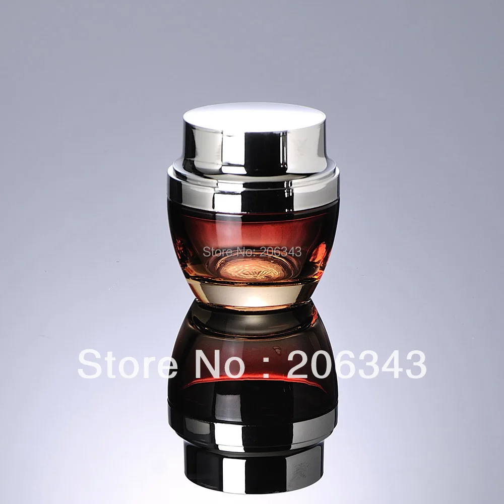 50 г красная/черная/прозрачная/Золотая стеклянная банка/серебряная лидная