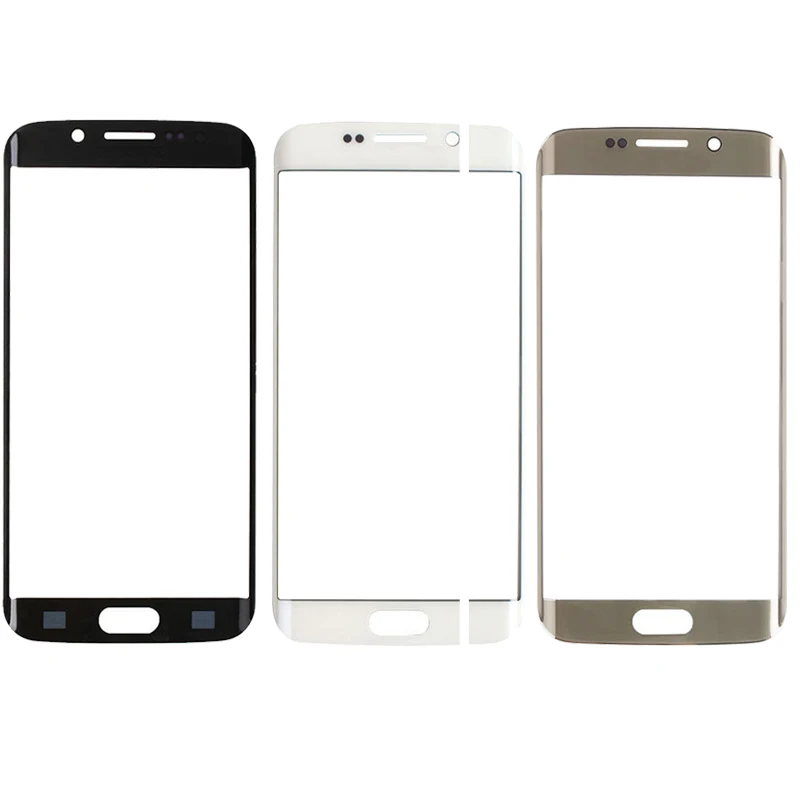 10 шт. для samsung Galaxy S6 край SM-G925F G925 G9250/S6 edge Plus Edge + G928 G928F спереди внешний Стекло