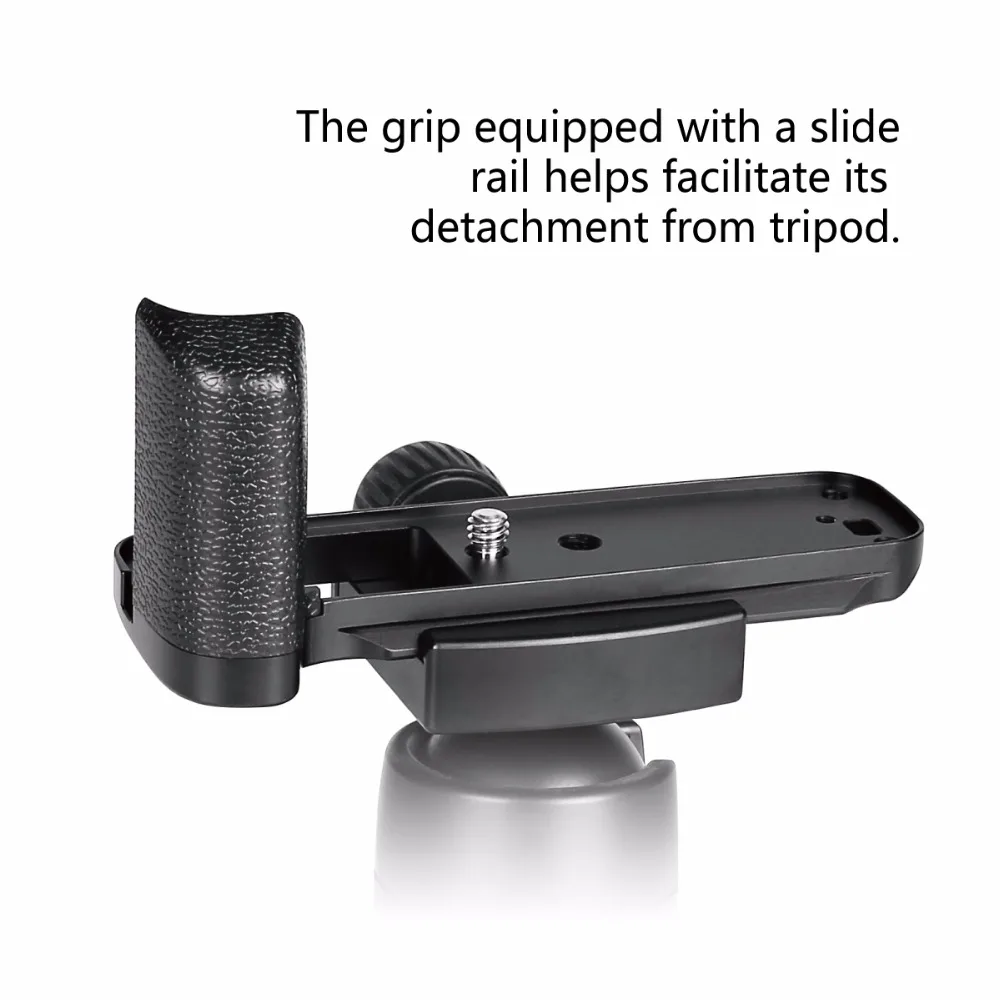 

Meike MK-XE3G Aluminum Alloy Hand Grip Quick Release Plate L Bracket for Fujifilm X-E3