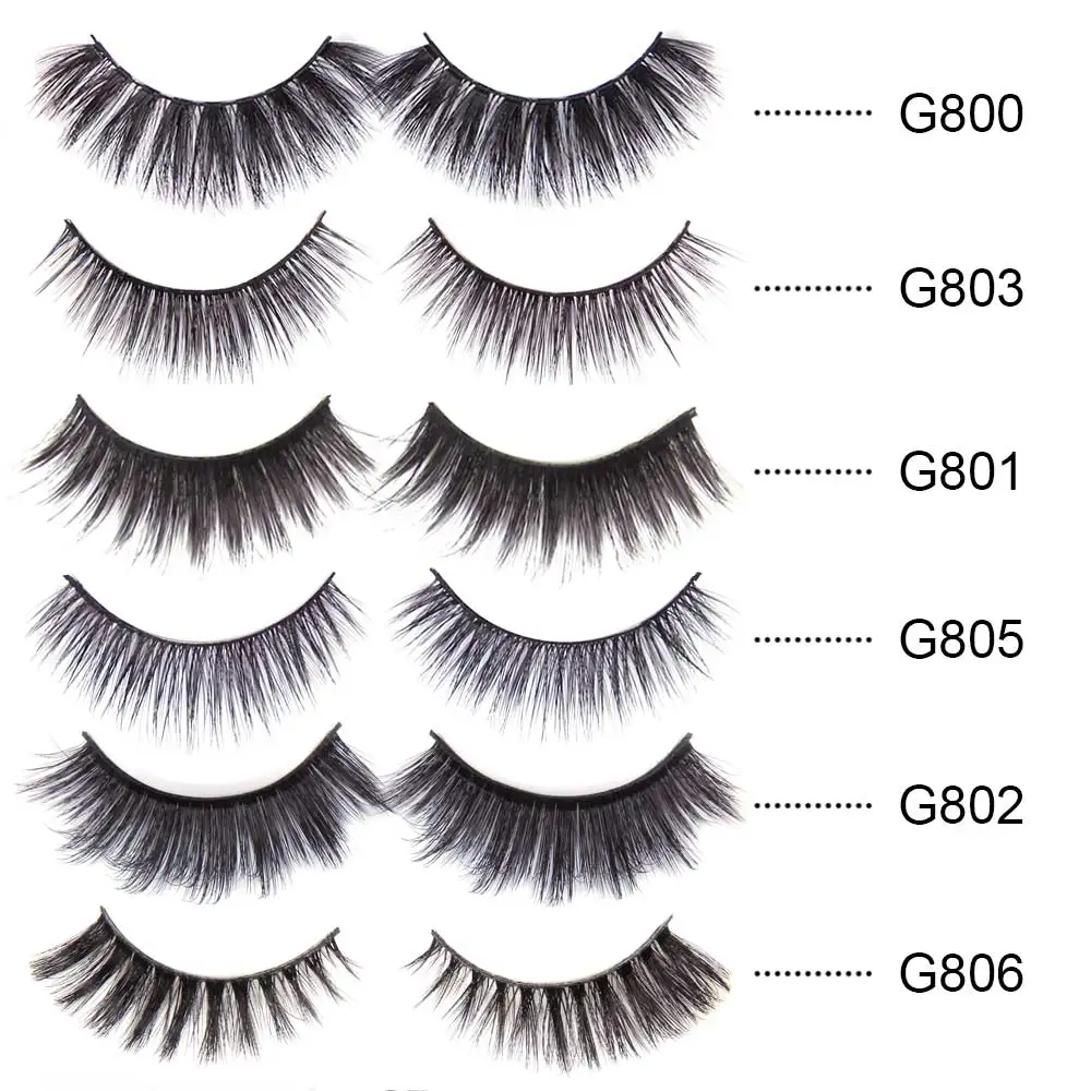 5 пар накладных ресниц натуральные длинные накладные ресницы ручной работы