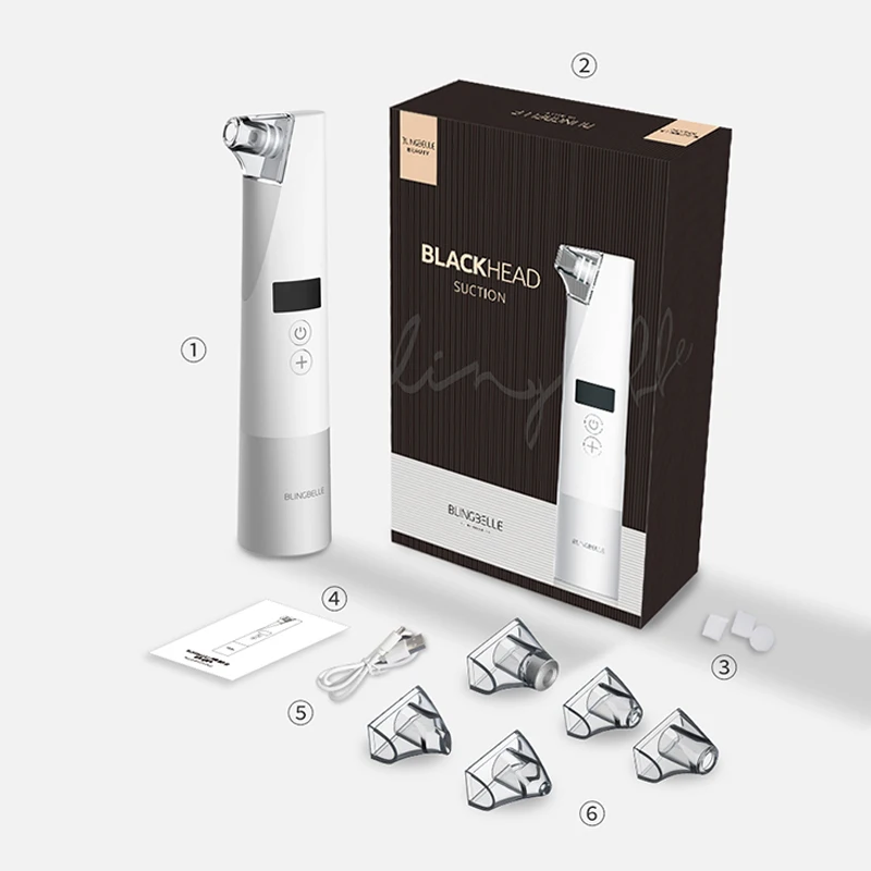 BlingBelle Second Generation Pore пылесос угрей Usb зарядка 3 шестерни ABS пластик вакуум
