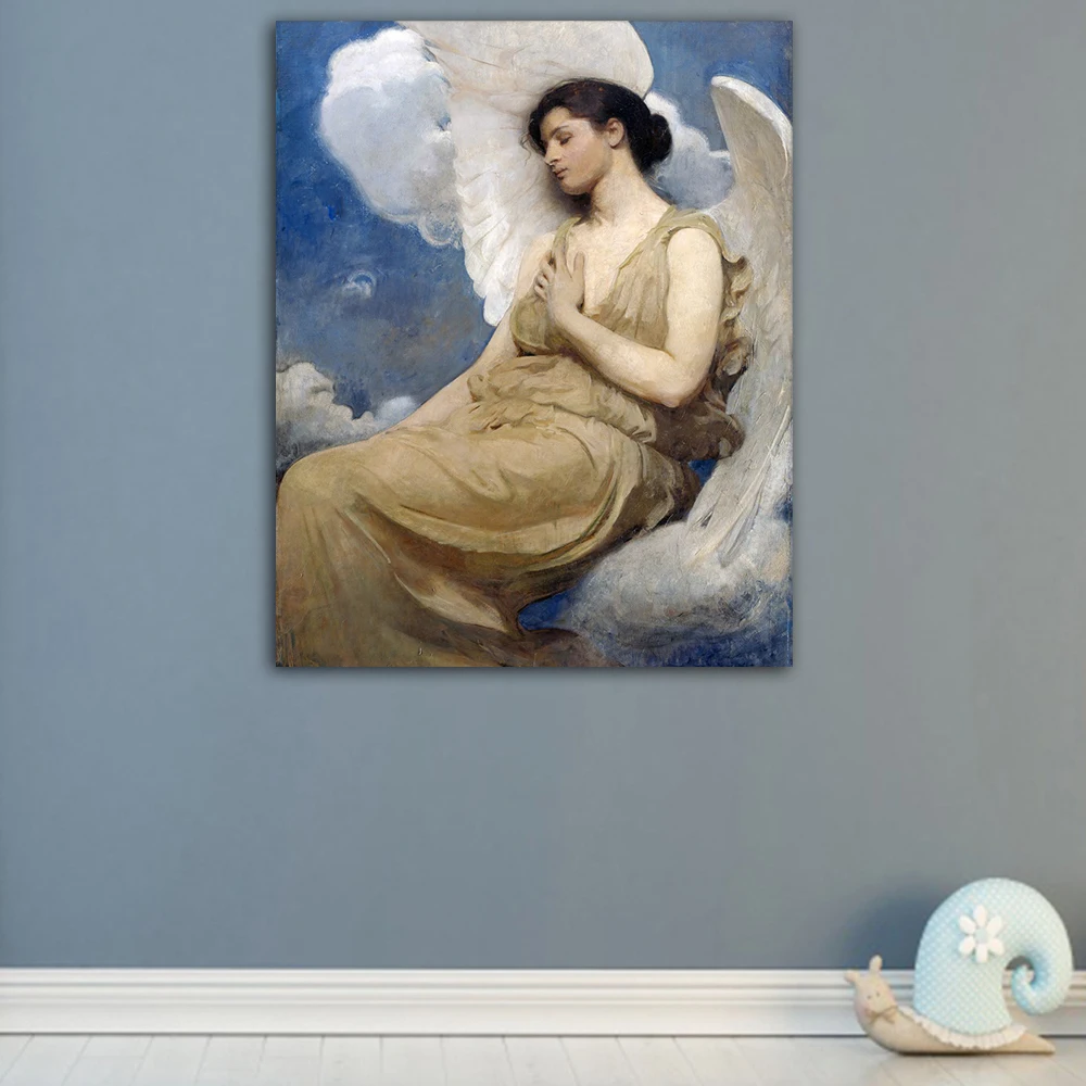 Laeacco Европейский Спящий ангел плакаты портреты и принты Marvel картины на холсте