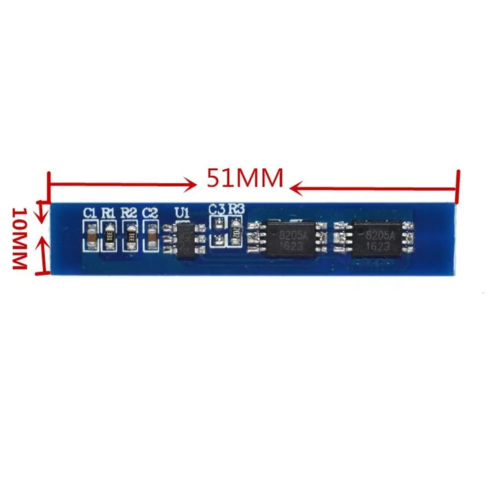 2S 3A Защитная плата BMS pcm для зарядки литий ионных аккумуляторов 7 4 В 8 в
