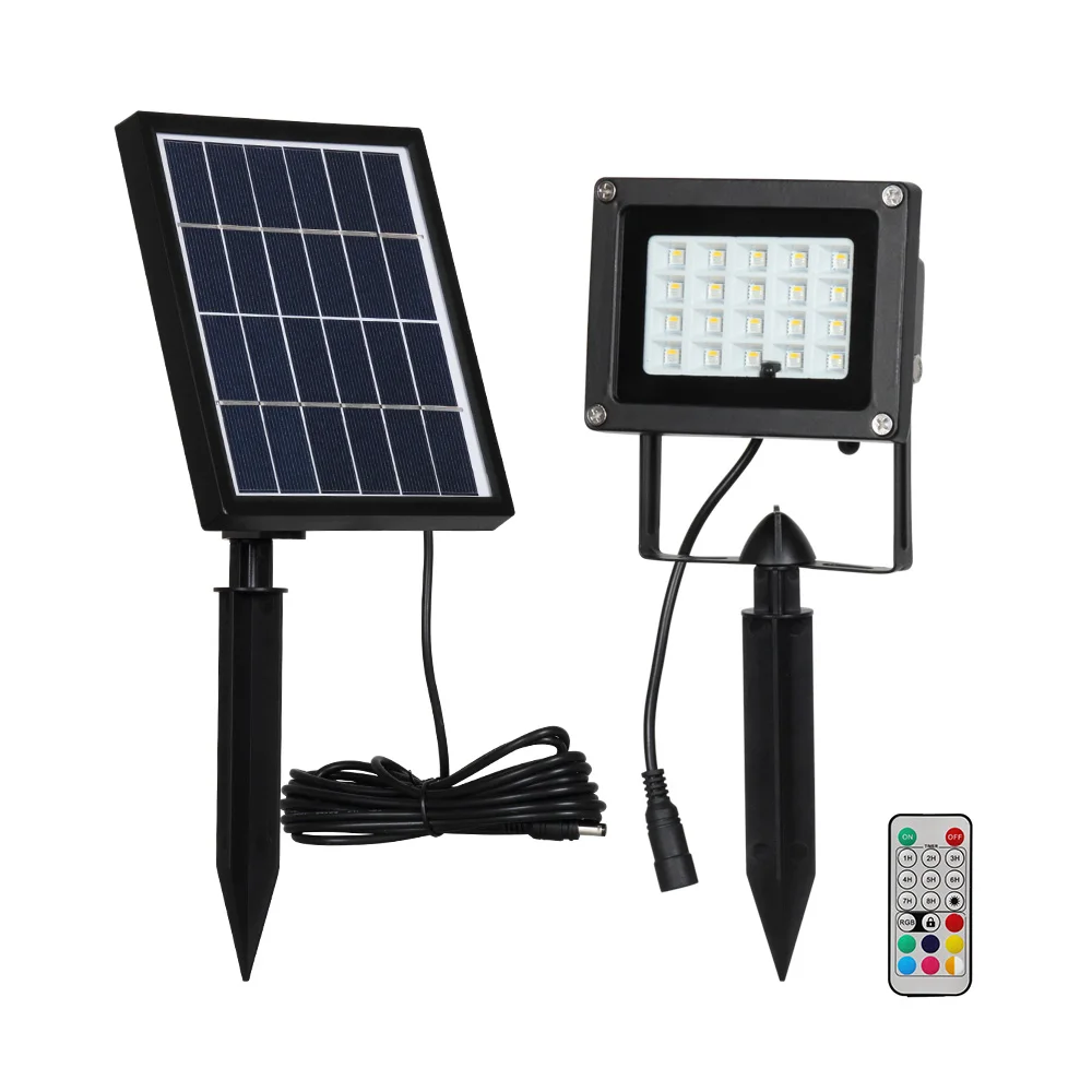 T SUNRISE Солнечный свет 10 Вт 20 светодиодов Наружное освещение водонепроницаемый IP65
