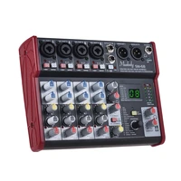 sm 68 6 channel mixing mixer console built in 16 effects with usb audio interface supports 5v power bank for recording dj