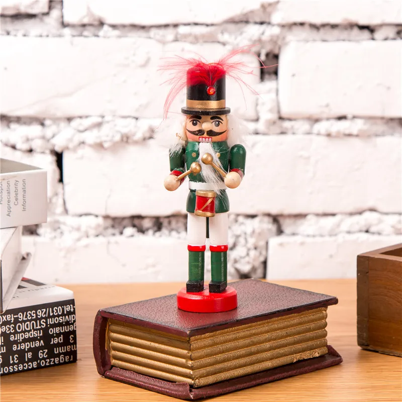 HT016 кукольные игрушки 12 см деревянные витражные детские рождественский подарок 6