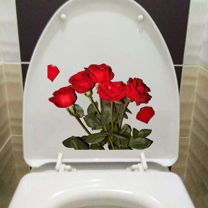 YOJA WC сиденье для унитаза Стикеры украшения стен на День святого Валентина с
