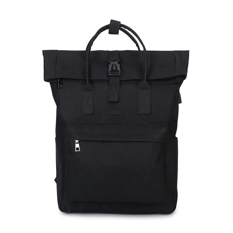 Холщовый Рюкзак с USB-зарядкой для женщин и мужчин школьный ранец ноутбука девочек