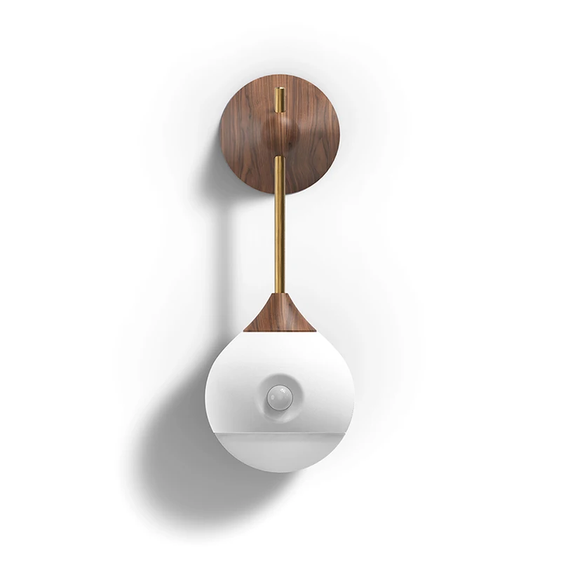 wood Xiaomi Mijia Sunny Smart Sensor ночник инфракрасный индукционный USB зарядка съемный ночник для xiaomi умный дом - Цвет: wood