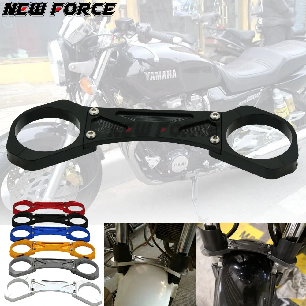 Передняя вилка для YAMAHA XJR400 XJR1200BALANCE SHOCK аксессуары мотоциклов CNC алюминиевые цвета