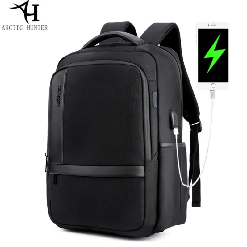 ARCTIC HUNTER новый повседневный мужской рюкзак с USB зарядкой 15 6 дюймов для ноутбука