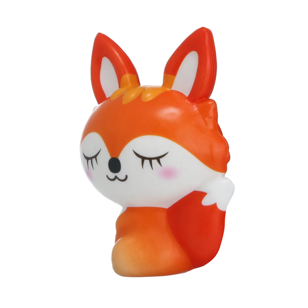 Игрушка-давилка Kawaii Fox Slow Rising Cream Ароматические игрушки для снятия стресса подарки skuishy animales Squeeze Toy