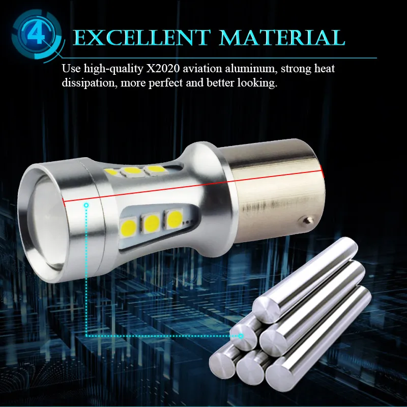 NAO PY21W светодиодный BAU15S Янтарный 3030 1200Lm SMD 1156 Автомобильная лампочка для авто, светильник 12В дневные ходовые огни 5 Вт белый красный передний указатель поворота Задний фонарь 6000K