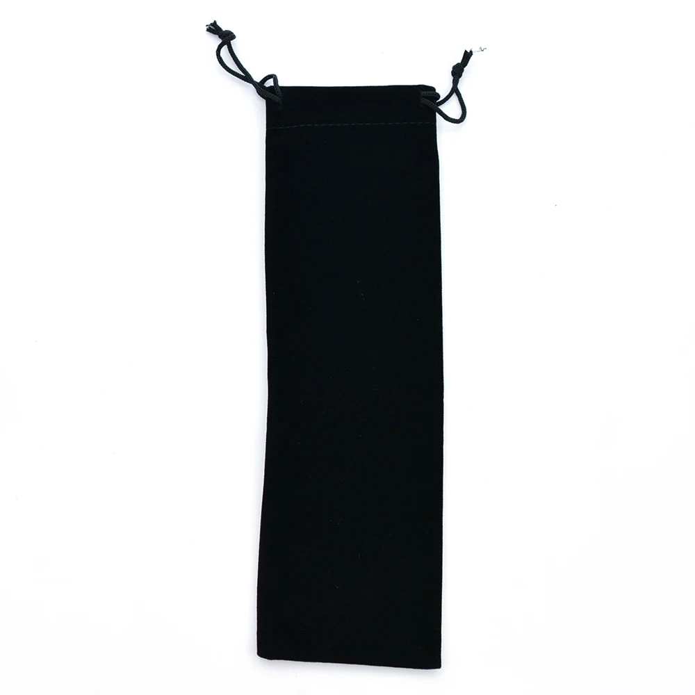 

10PCs 3"x8" Black Velvet Drawstring Pouches Jewelry Packaging Bags for Party Favors Jewelry Gift Bag Pouch Free Shipping