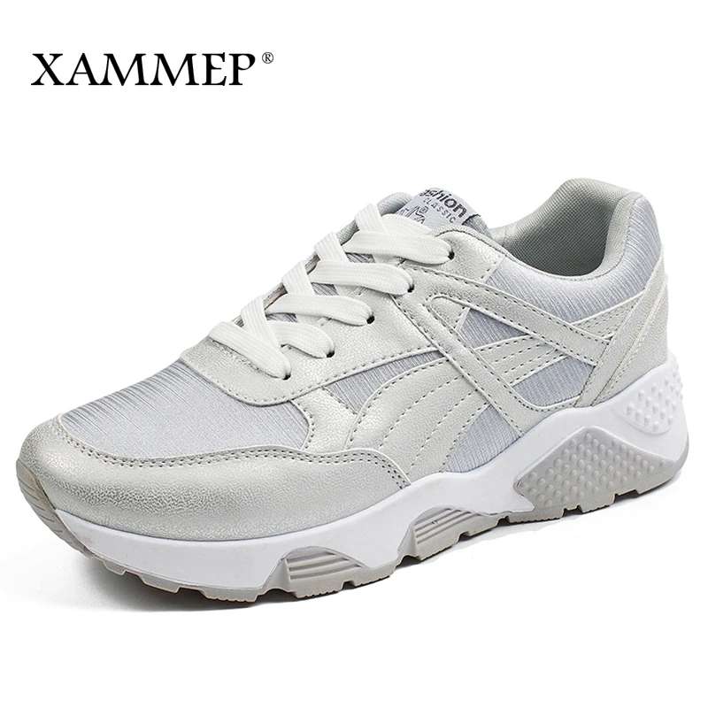 Кроссовки Xammep женские на платформе повседневная Брендовая обувь для тренировок