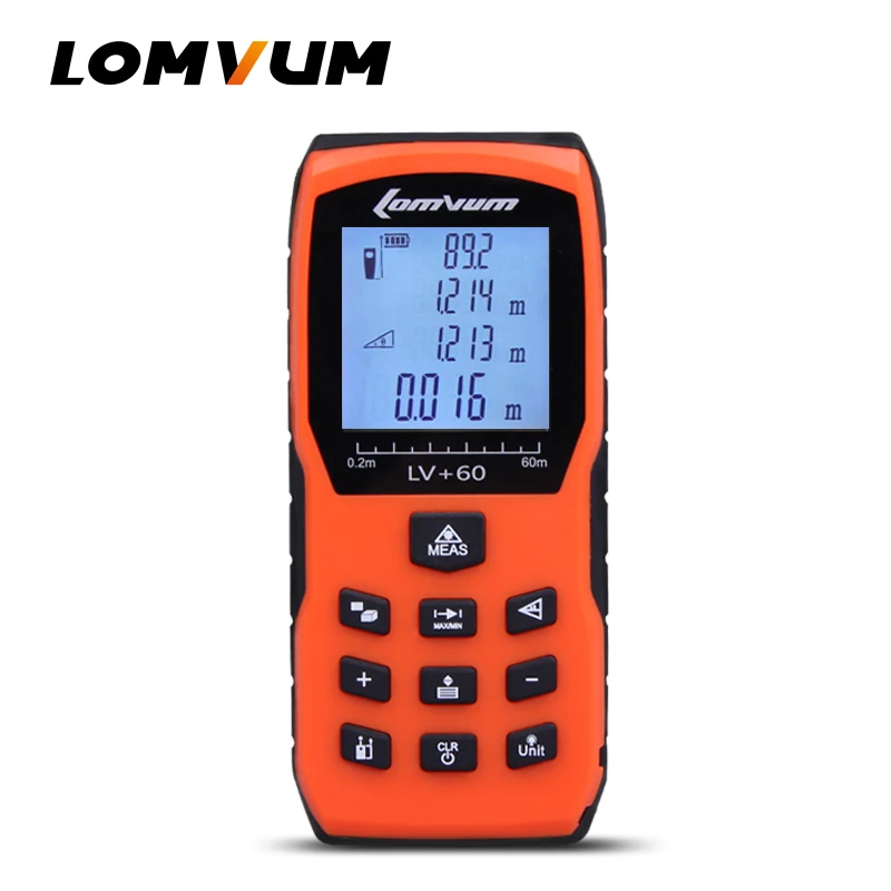 LOMVUM 120 м трена измерительная лента медидор Лазерная линейка дальномеры цифровой дальномер Измеритель дальномер лазер метрелер