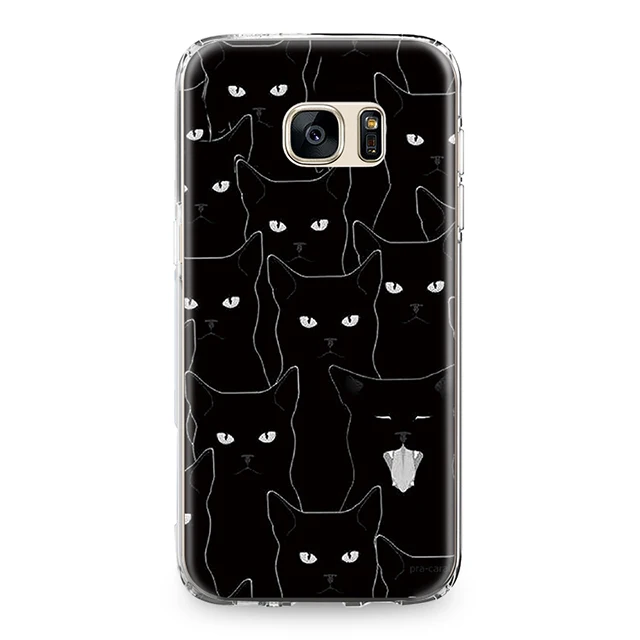 Чехол-накладка из ТПУ для samsung Galaxy S4 S5 S6 S7 Edge S8 S9 S10 Plus S10e Note 4 5 8 9 силиконовый чехол для телефона