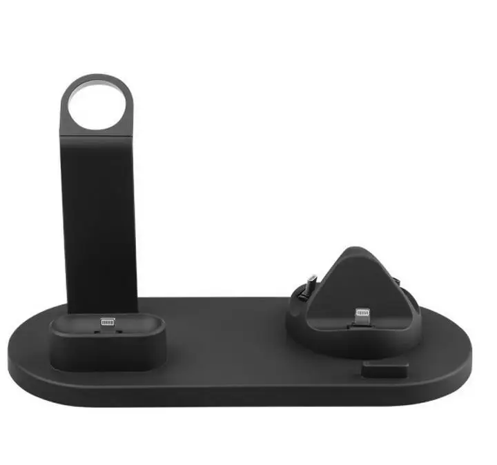 Зарядная док станция 3 в 1 для airpods iPhone X XR XS Max быстрой зарядки 8 7 Plus 6S 6 быстрая