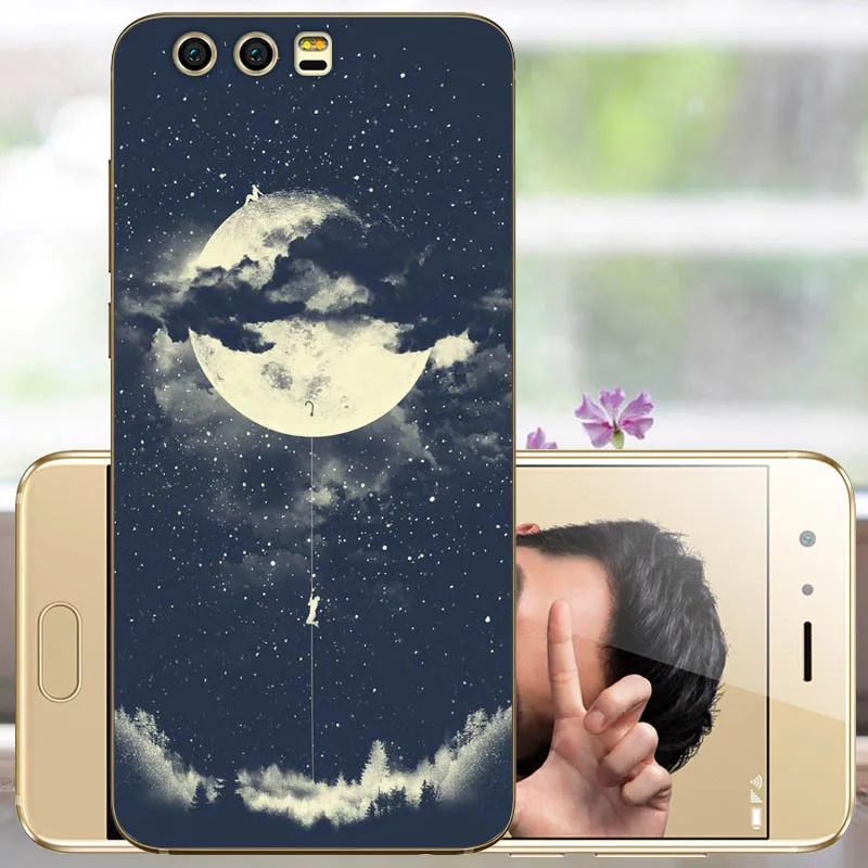 For Huawei Honor 9 Phone Case Soft TPU Printing Pattern Cover Back sFor Fundas Capas | Мобильные телефоны и аксессуары