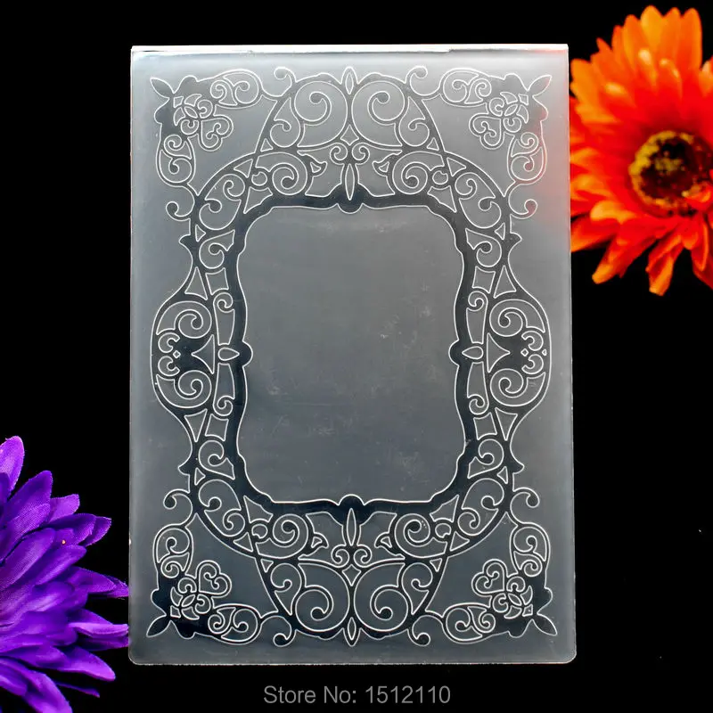 Пластиковая рамка с листьями для тиснения папка скрапбукинга альбом сделай сам